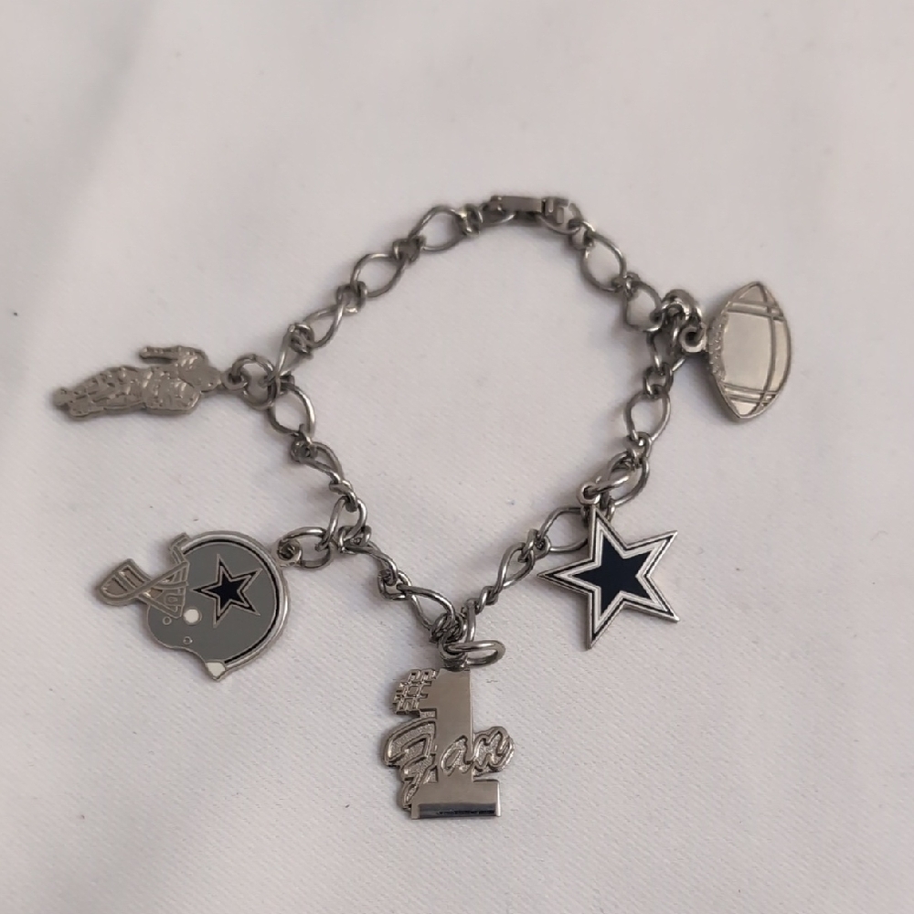 Dallas Cowboys Charm Bracelet